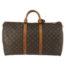 LOUIS VUITTON Monogram Keepall 50 Boston Bag M41426 LV Auth 159122-2
