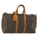 LOUIS VUITTON Monogram Keepall 45 Boston Bag M41428 LV Auth 159123-1