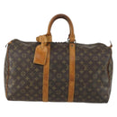 LOUIS VUITTON Monogram Keepall 45 Boston Bag M41428 LV Auth 159123-2