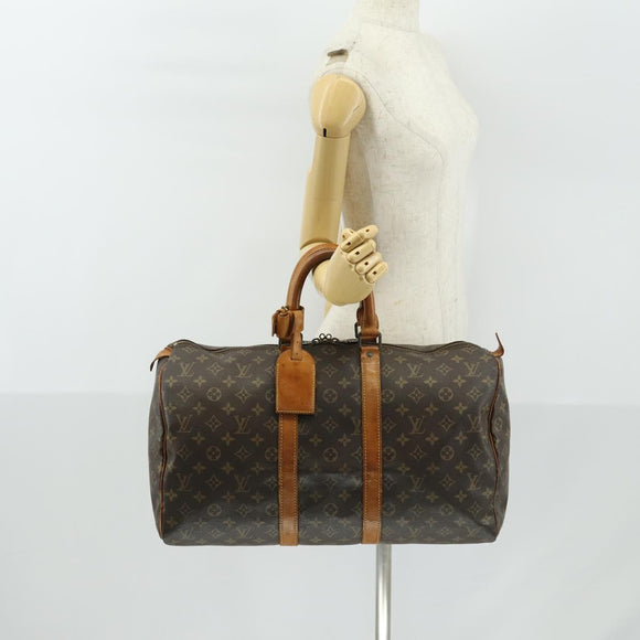 LOUIS VUITTON Monogram Keepall 45 Boston Bag M41428 LV Auth 159123