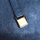 TIFFANY&Co. Hand Bag Leather Blue Silver Auth 159127-17