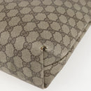 GUCCI GG Supreme Web Sherry Line Tote Bag PVC Beige Red 120 02 003 Auth 159128-16