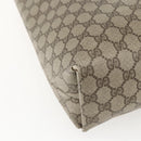 GUCCI GG Supreme Web Sherry Line Tote Bag PVC Beige Red 120 02 003 Auth 159128-17