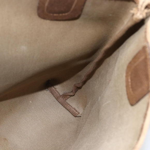 GUCCI GG Supreme Web Sherry Line Tote Bag PVC Beige Red 120 02 003 Auth 159128