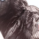 PRADA Tote Bag Canvas Beige Silver Auth 159129-22