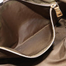 PRADA Hand Bag Nylon Khaki Gold Auth 159131-21