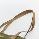 PRADA Hand Bag Nylon Khaki Gold Auth 159131-8