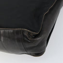 PRADA Shoulder Bag Nylon Black Silver Auth 159132-17