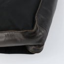 PRADA Shoulder Bag Nylon Black Silver Auth 159132-18