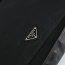 PRADA Shoulder Bag Nylon Black Silver Auth 159132-19