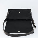 PRADA Shoulder Bag Nylon Black Silver Auth 159132-20
