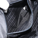 PRADA Shoulder Bag Nylon Black Silver Auth 159132-24