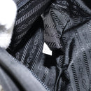 PRADA Shoulder Bag Nylon Black Silver Auth 159132-11
