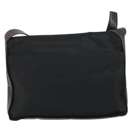 PRADA Shoulder Bag Nylon Black Silver Auth 159132 - 0