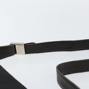 PRADA Shoulder Bag Nylon Black Silver Auth 159132-15