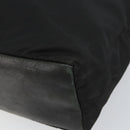 PRADA Hand Bag Nylon Black Silver Auth 159135-9