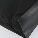 PRADA Hand Bag Nylon Black Silver Auth 159135-14