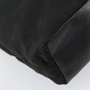 PRADA Hand Bag Nylon Black Silver Auth 159135-16