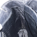 PRADA Hand Bag Nylon Black Silver Auth 159135-18