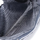 PRADA Hand Bag Nylon Black Silver Auth 159135-23