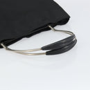 PRADA Hand Bag Nylon Black Silver Auth 159135-7