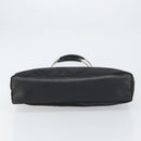 PRADA Hand Bag Nylon Black Silver Auth 159135-5