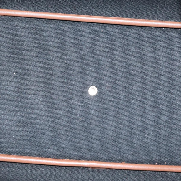 BVLGARI Tote Bag Canvas PVC Beige Gold Auth 159136