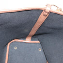 BVLGARI Tote Bag Canvas PVC Beige Gold Auth 159136-17