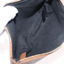 BVLGARI Tote Bag Canvas PVC Beige Gold Auth 159136-21