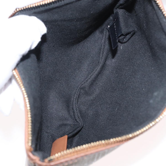 BVLGARI Tote Bag Canvas PVC Beige Gold Auth 159136