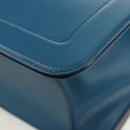 Salvatore Ferragamo Vala Chain Vala Shoulder Bag Leather Blue Gold Auth 159137V-13