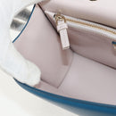 Salvatore Ferragamo Vala Chain Vala Shoulder Bag Leather Blue Gold Auth 159137V-21