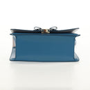 Salvatore Ferragamo Vala Chain Vala Shoulder Bag Leather Blue Gold Auth 159137V-9