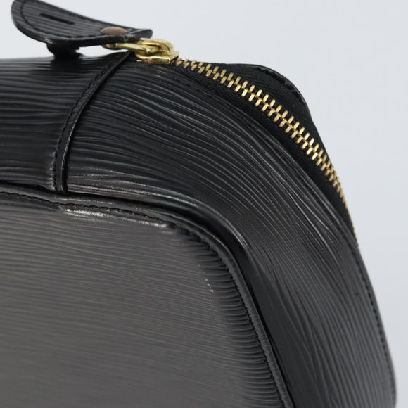 LOUIS VUITTON Epi Posh Monte Carlo Jewelry Box Black M48362 LV Auth 159142