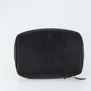 LOUIS VUITTON Epi Posh Monte Carlo Jewelry Box Black M48362 LV Auth 159142-5