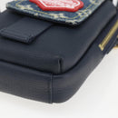 LOUIS VUITTON LV Squared Double Phone Pouch Blue M81060 LV Auth 159145SAM-14
