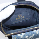 LOUIS VUITTON LV Squared Double Phone Pouch Blue M81060 LV Auth 159145SAM-10