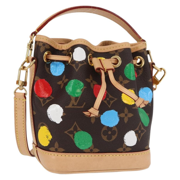 LOUIS VUITTON Monogram Yayoi Kusama Nanonoe Shoulder Bag M81863 LV Auth 159147SM