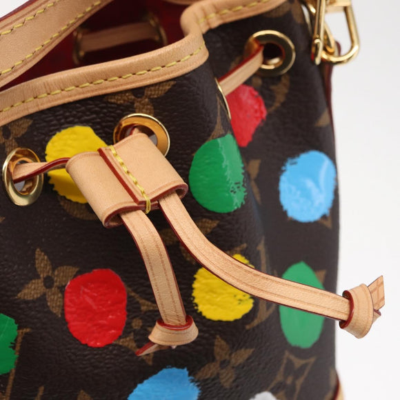LOUIS VUITTON Monogram Yayoi Kusama Nanonoe Shoulder Bag M81863 LV Auth 159147SM