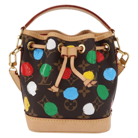 LOUIS VUITTON Monogram Yayoi Kusama Nanonoe Shoulder Bag M81863 LV Auth 159147SM