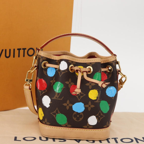 LOUIS VUITTON Monogram Yayoi Kusama Nanonoe Shoulder Bag M81863 LV Auth 159147SM