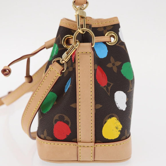 LOUIS VUITTON Monogram Yayoi Kusama Nanonoe Shoulder Bag M81863 LV Auth 159147SM