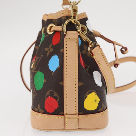 LOUIS VUITTON Monogram Yayoi Kusama Nanonoe Shoulder Bag M81863 LV Auth 159147SM