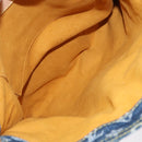 LOUIS VUITTON Monogram Denim Flat Shopper Tote Bag Blue M95018 LV Auth 159149SM-10