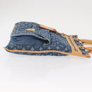 LOUIS VUITTON Monogram Denim Flat Shopper Tragetasche Blau M95018 LV Auth 159149SM-3