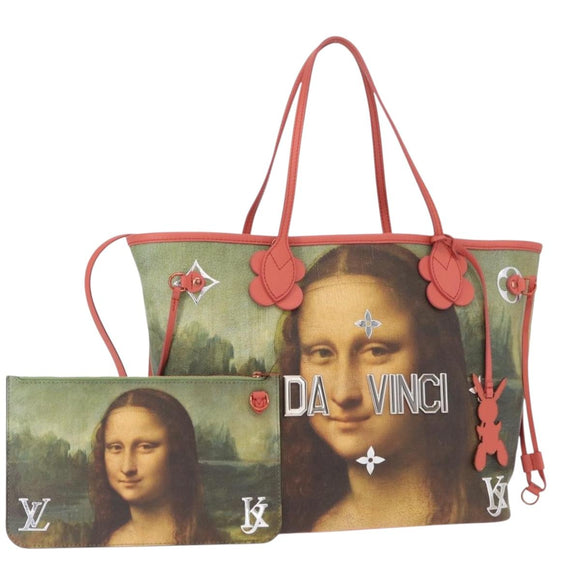 LOUIS VUITTON Da Vinci Masters Collection Neverfull MM Bag M43373 Auth 159150SAM