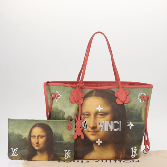 LOUIS VUITTON Da Vinci Masters Collection Neverfull MM Bag M43373 Auth 159150SAM