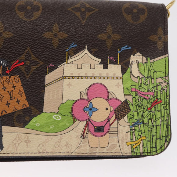 LOUIS VUITTON Monogram Vivienne Pochette Felice Bag M80992 LV Auth 159151SM