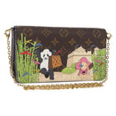 LOUIS VUITTON Monogram Vivienne Pochette Felice Bag M80992 LV Auth 159151SM-1