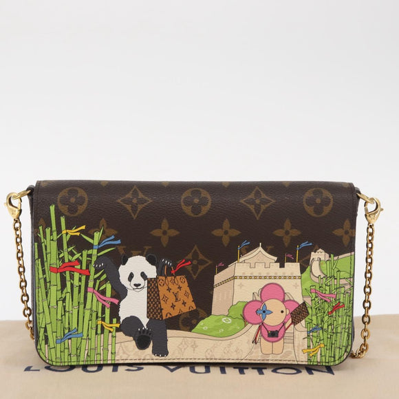 LOUIS VUITTON Monogram Vivienne Pochette Felice Bag M80992 LV Auth 159151SM